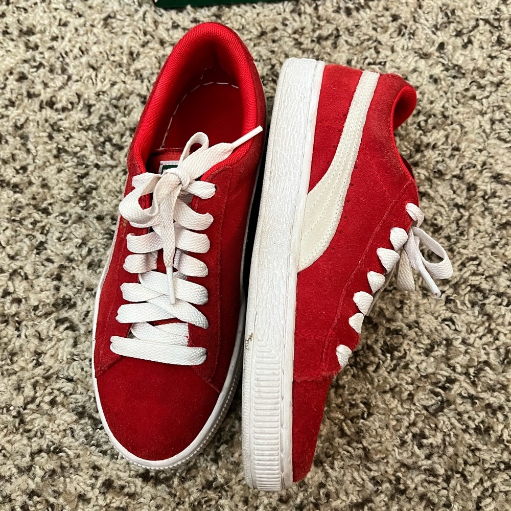 Red Puma Sneakers